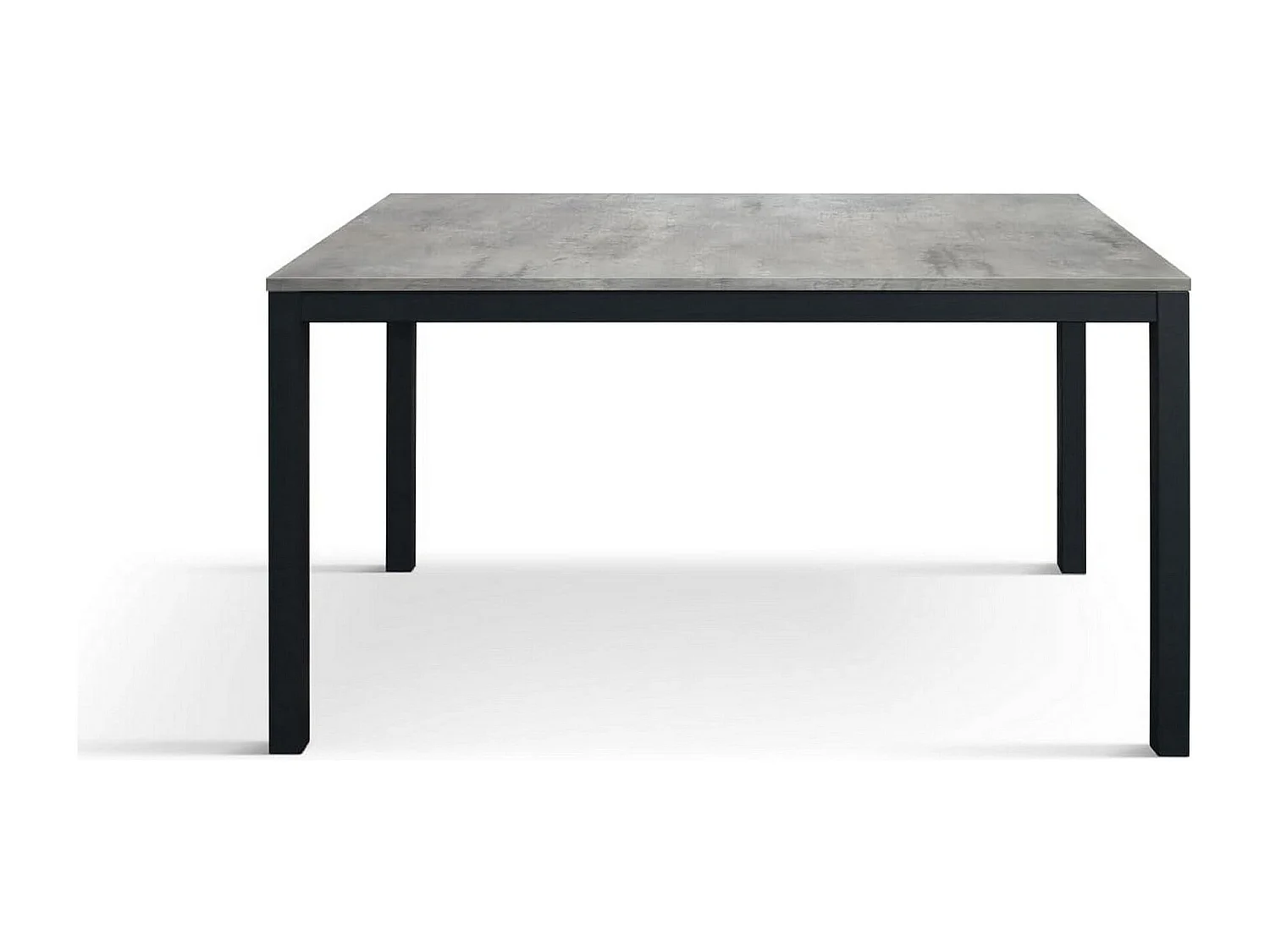 Drewniany stół, szary beton, antracytowa podstawa, 160x90-210x90cm długości - TROPEA 4056953 - obrazek 1