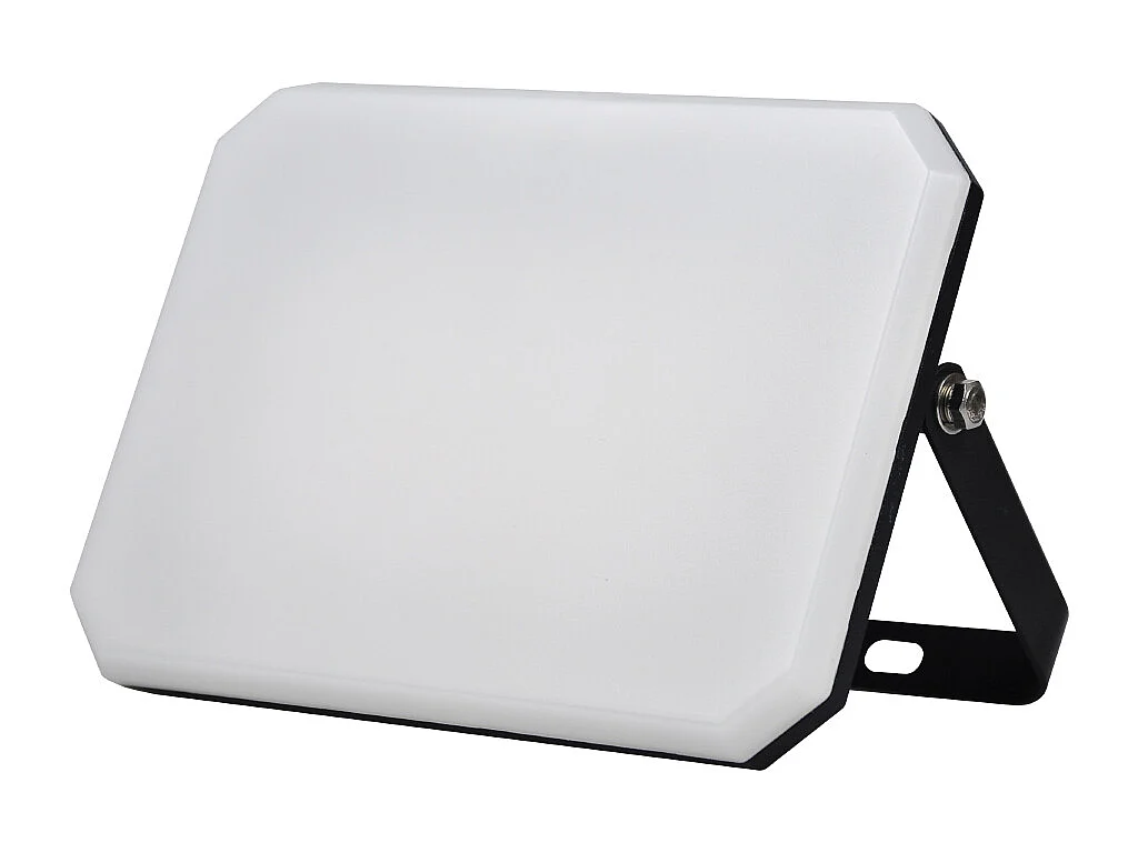 Czarny reflektor zewnętrzny LED 230V 30W 4000K mleczny klosz 3000lm 140x100x25,7 mm 4074061