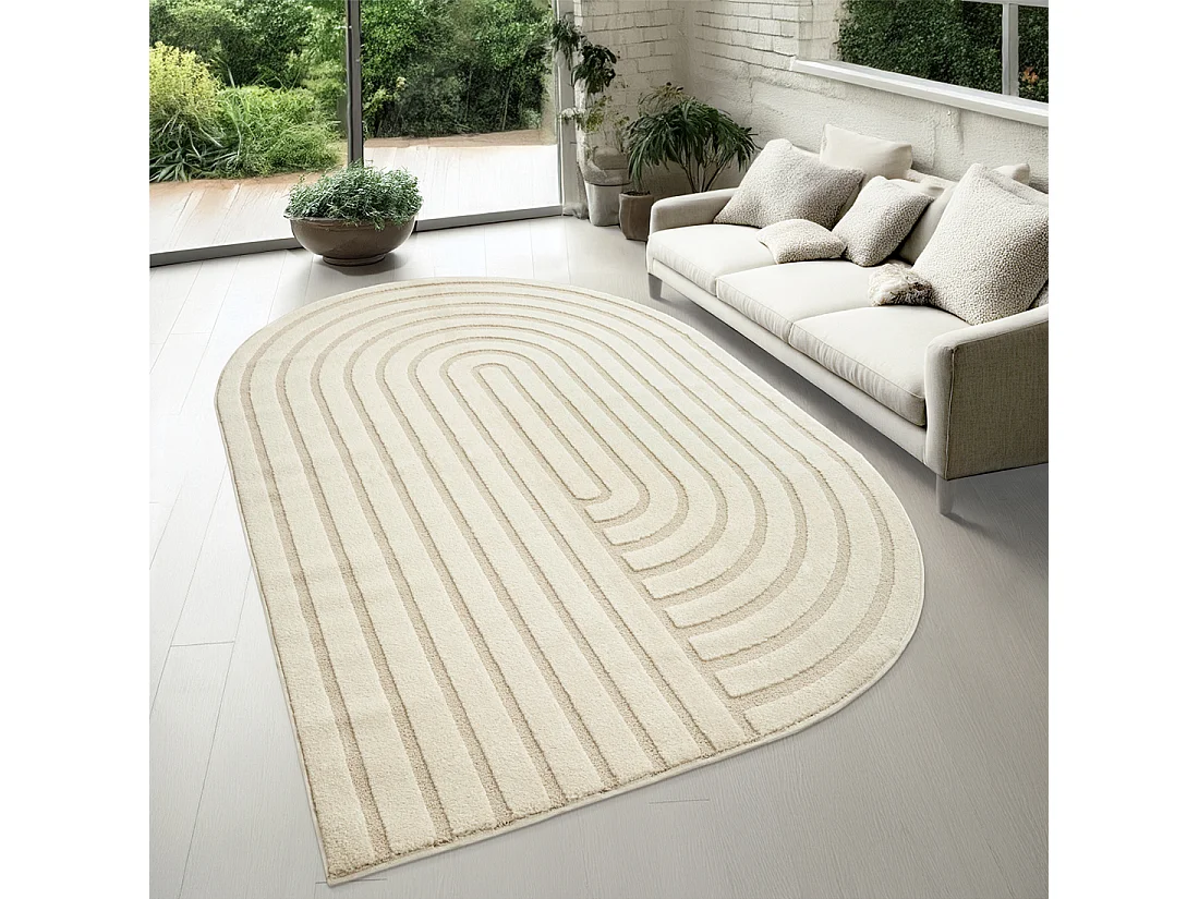 Dywan Everest Nowoczesny Kształt - Krem - 200 x 290 cm 4097608 - obrazek 1