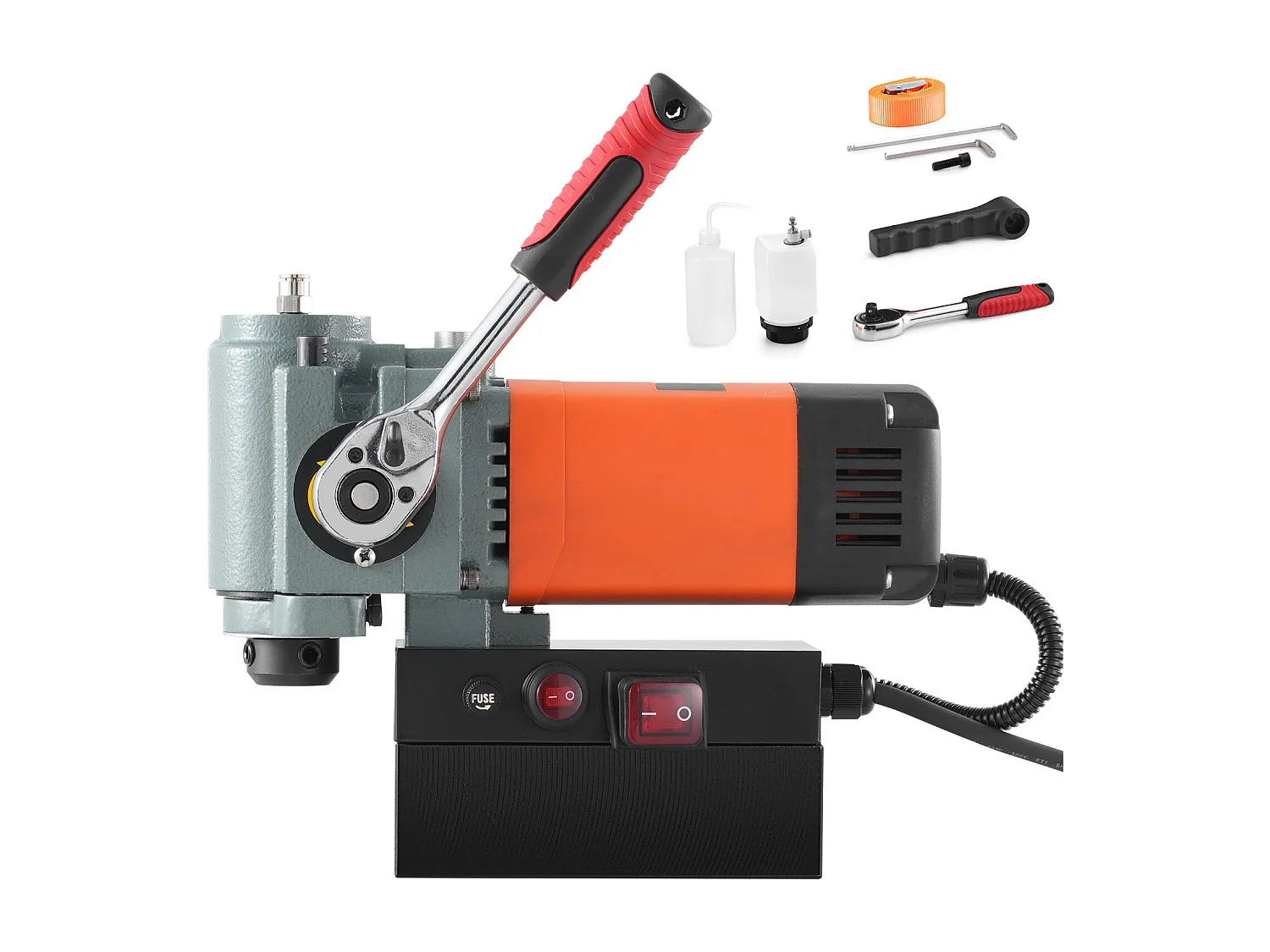 Magnetyczna Wiertarka Stołowa 1300W SucceBuy, Niskoprofilowa Magnetyczna Wiertarka, Przenośna 4104658