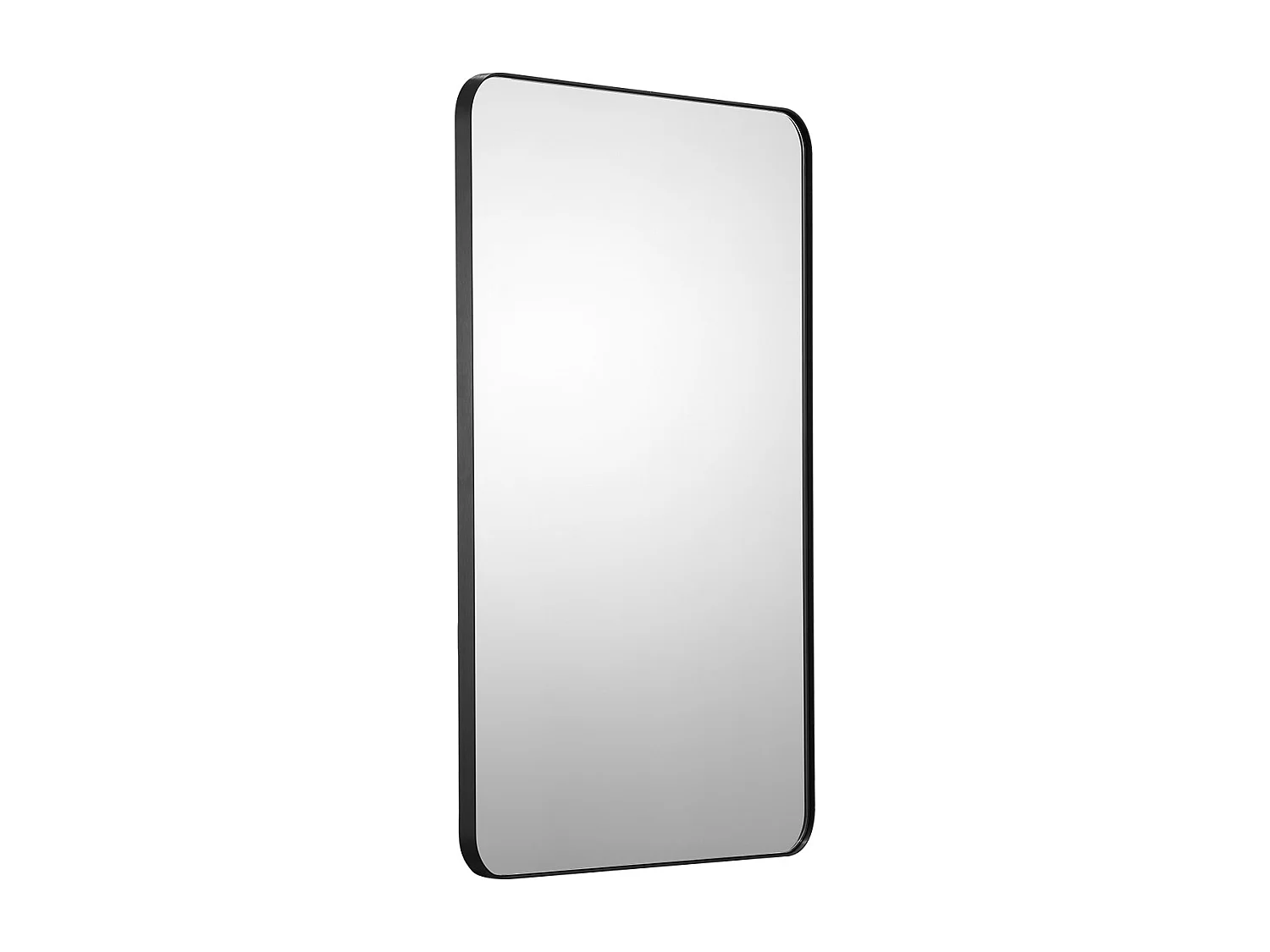 Lustro Prostokątne, SucceBuy Lustro Ścienne 91,5 x 61 CM z Aluminiową Ramą 4105740