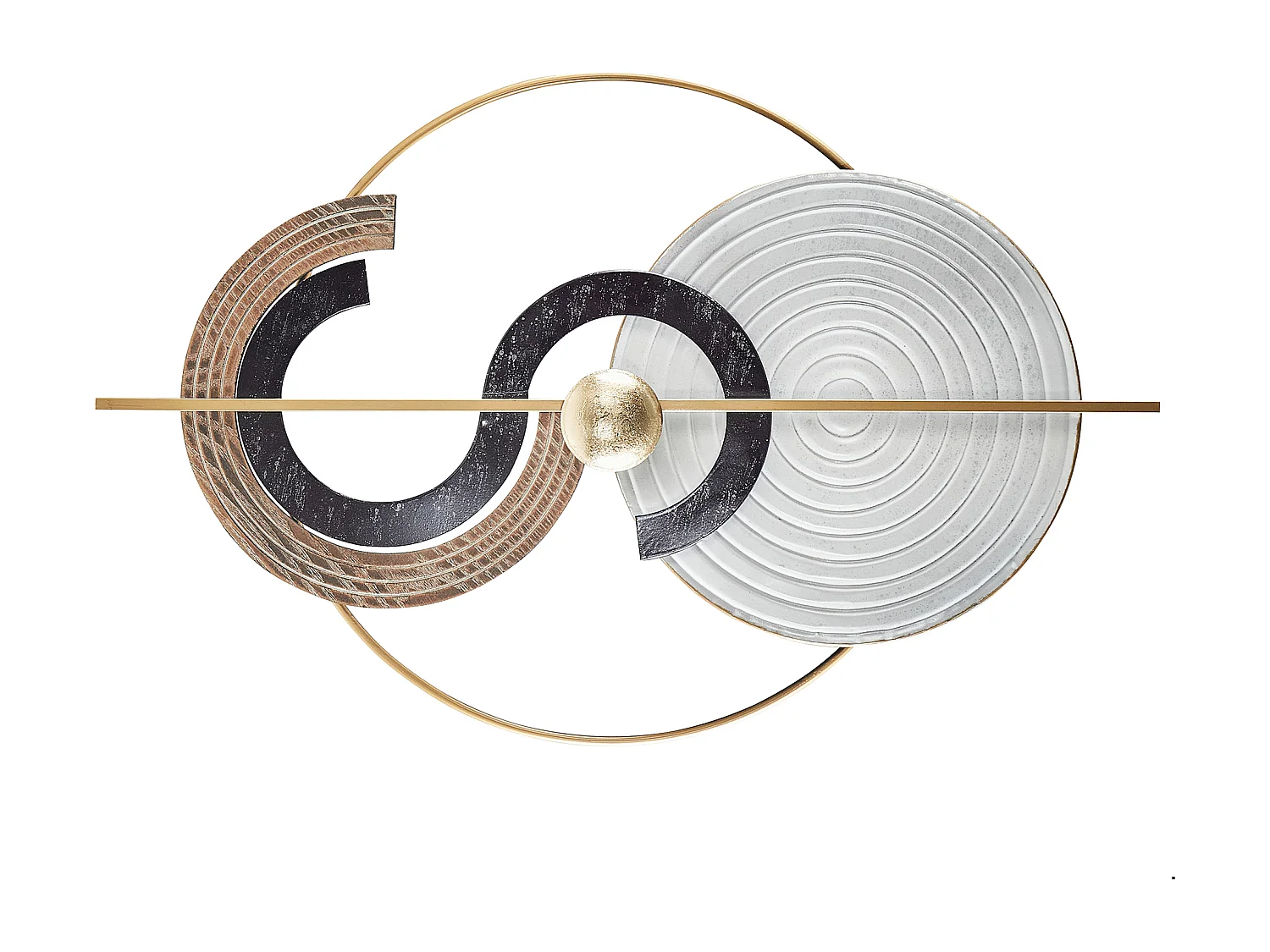Dekoracja ścienna BRAGA Metal 55 cm Kolorowy 4106599 - obrazek 1