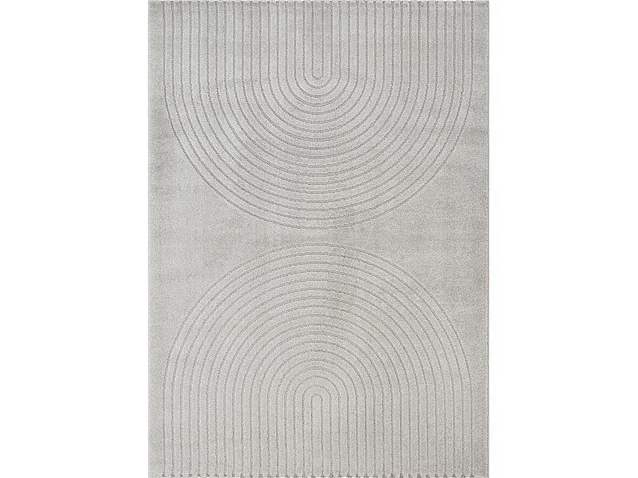 Dywan Elisa Geometryczny design, Szary, 140 x 200 cm 4144862 - obrazek 1