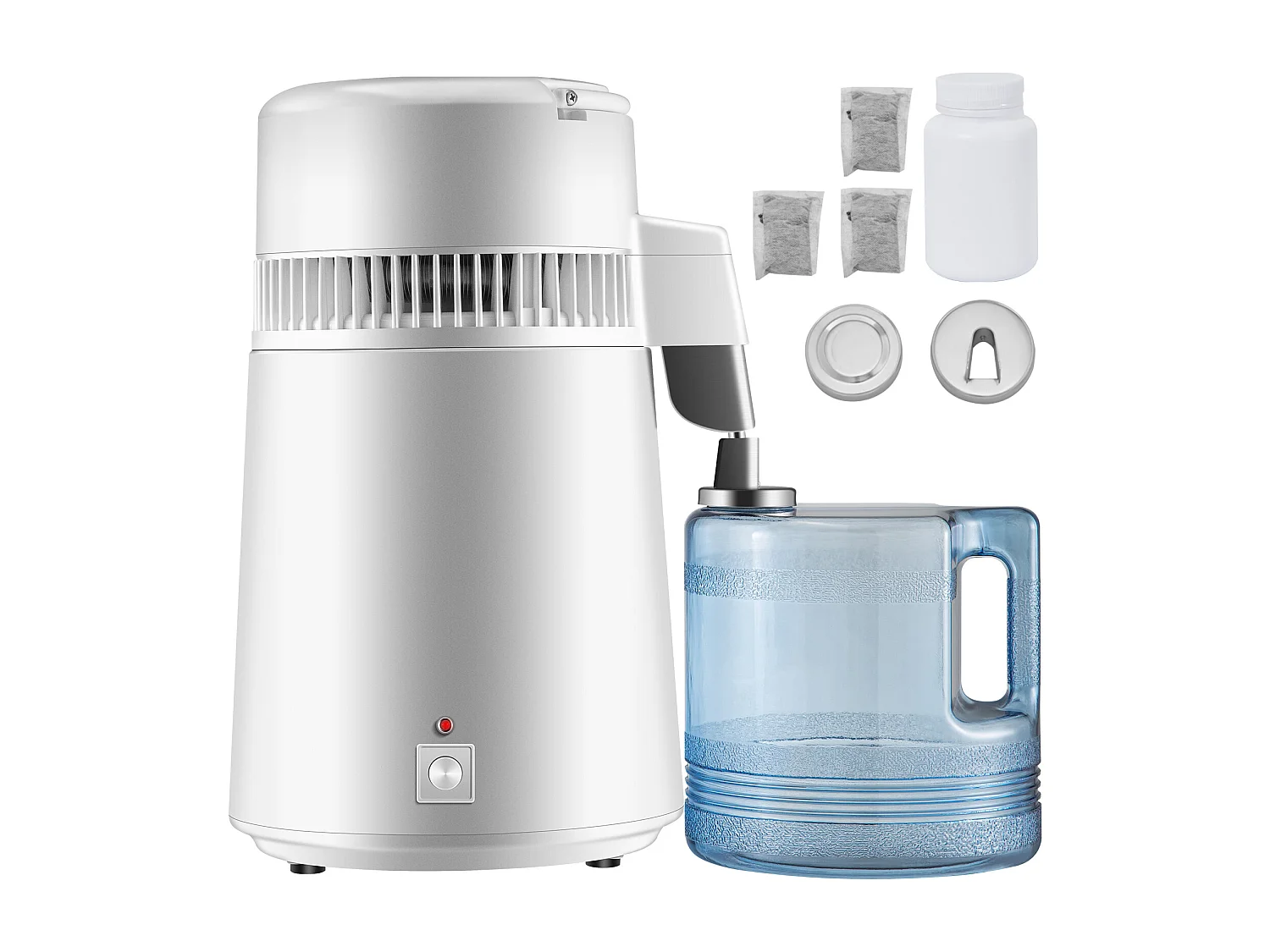 Małe AGD SucceBuy Destylator Wody Czystej 4 L, Filtr Oczyszczający Wodę 1 L/H, Przychodnia Medyczna Stomatologiczna, 220 V 4156710