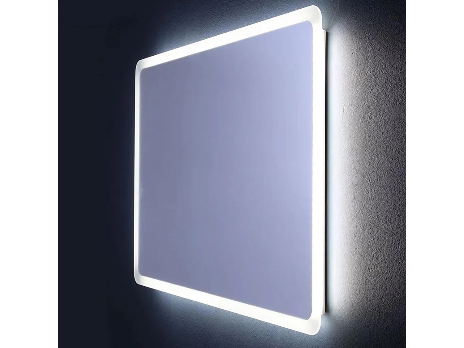 Lustro łazienkowe okrągłe LED „Dallas” z podświetlaną ramą cm 60x60h 4191870
