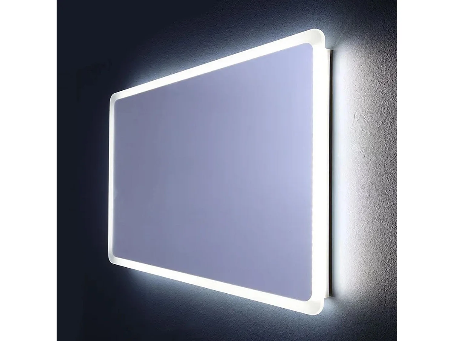 Lustro łazienkowe okrągłe LED „Dallas” z podświetlaną ramą cm 120x60h 4191875