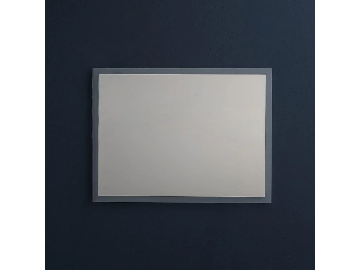 Lustro z ramą LED „Bend” prostokątne odwracalne cm 80×60 4191874
