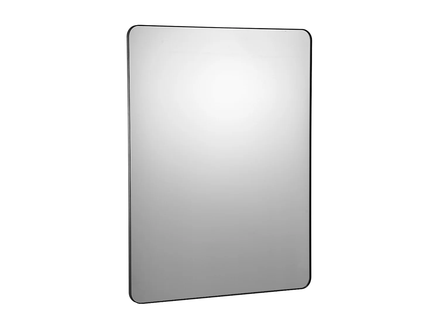Lustro Ścienne SucceBuy 91,6 x 121,9 cm, Czarna, Świeczko z Ramą ze Stopu Aluminium 4197691 - obrazek 1