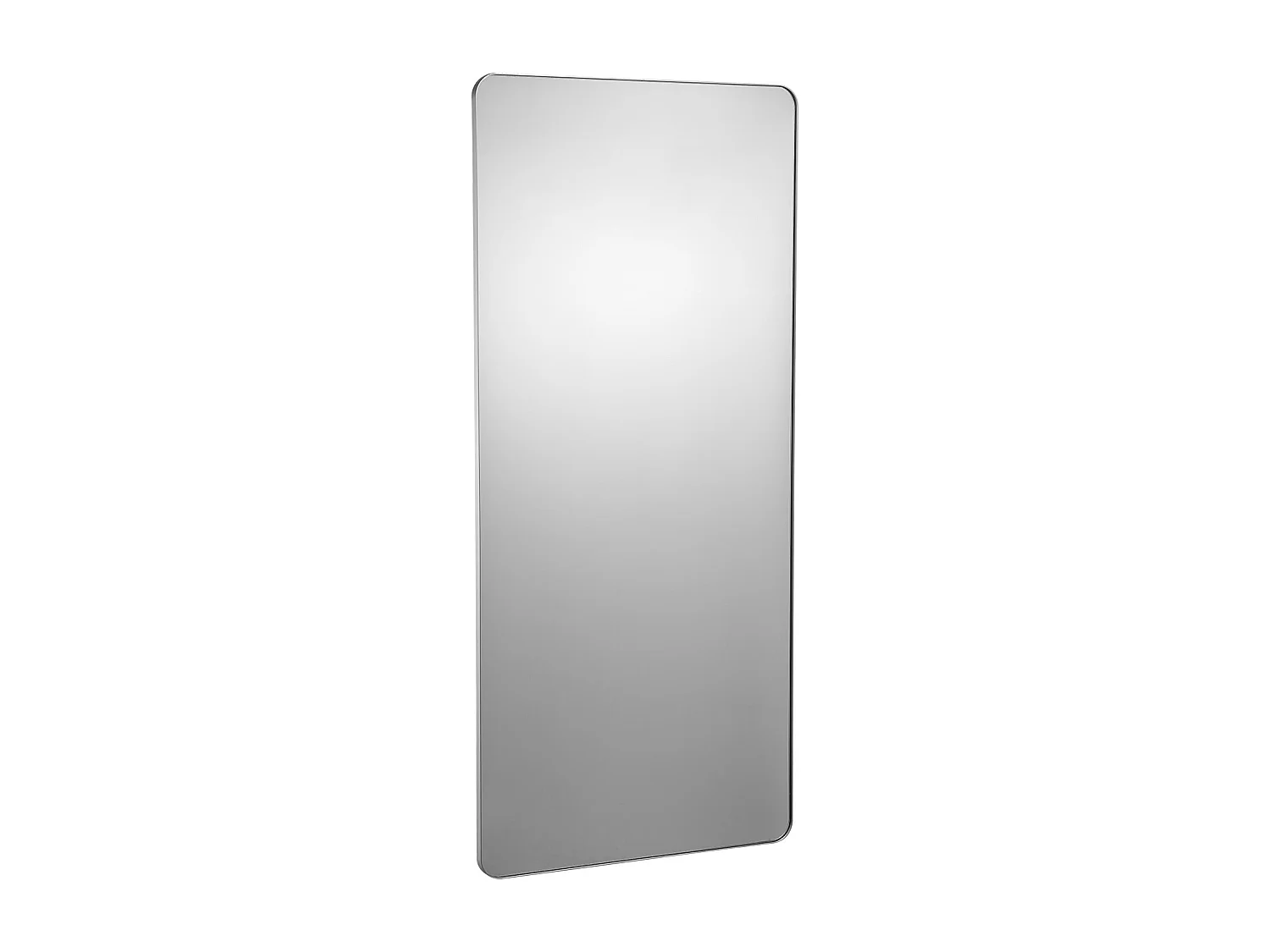 Lustro Ścienne SucceBuy 182,8x81,3 cm, Srebrna, Kwadratowe Ścienne Świeczko z Ramą ze Stopu Aluminium 4197712 - obrazek 1