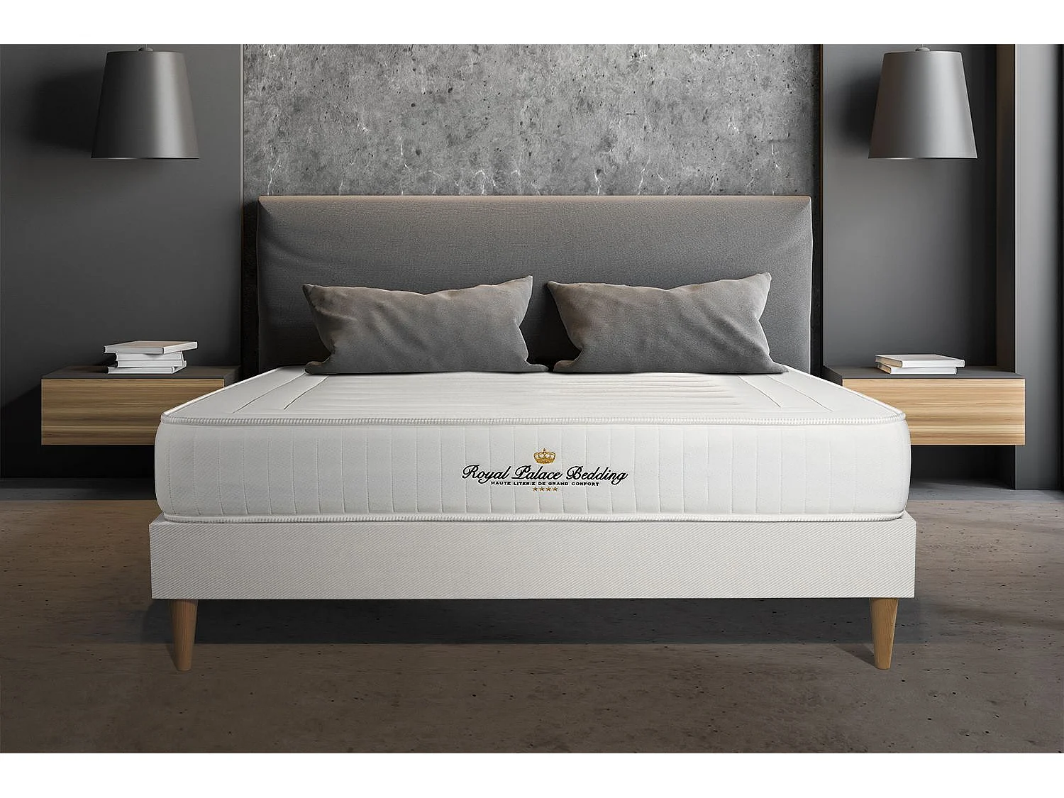 Materac Nottingham 120 x 190 cm + zestaw podstawa lózka 4254522 - obrazek 1