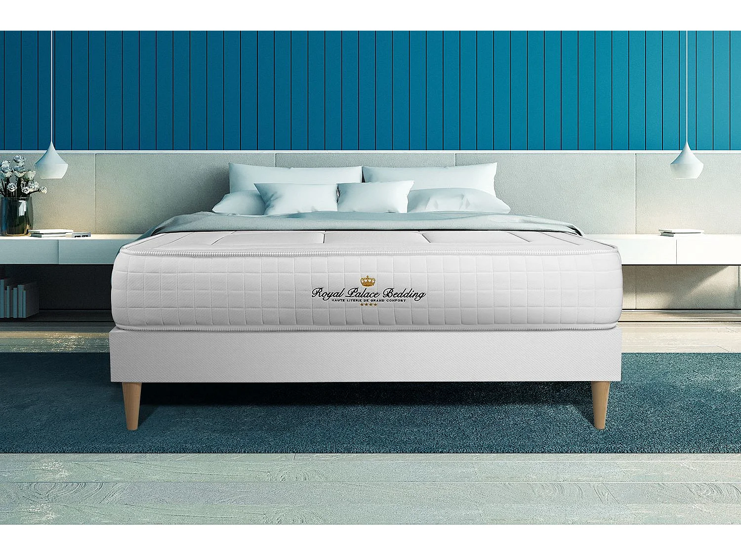 Materac Balmoral 120 x 200 cm + zestaw podstawa lózka 4254896 - obrazek 1