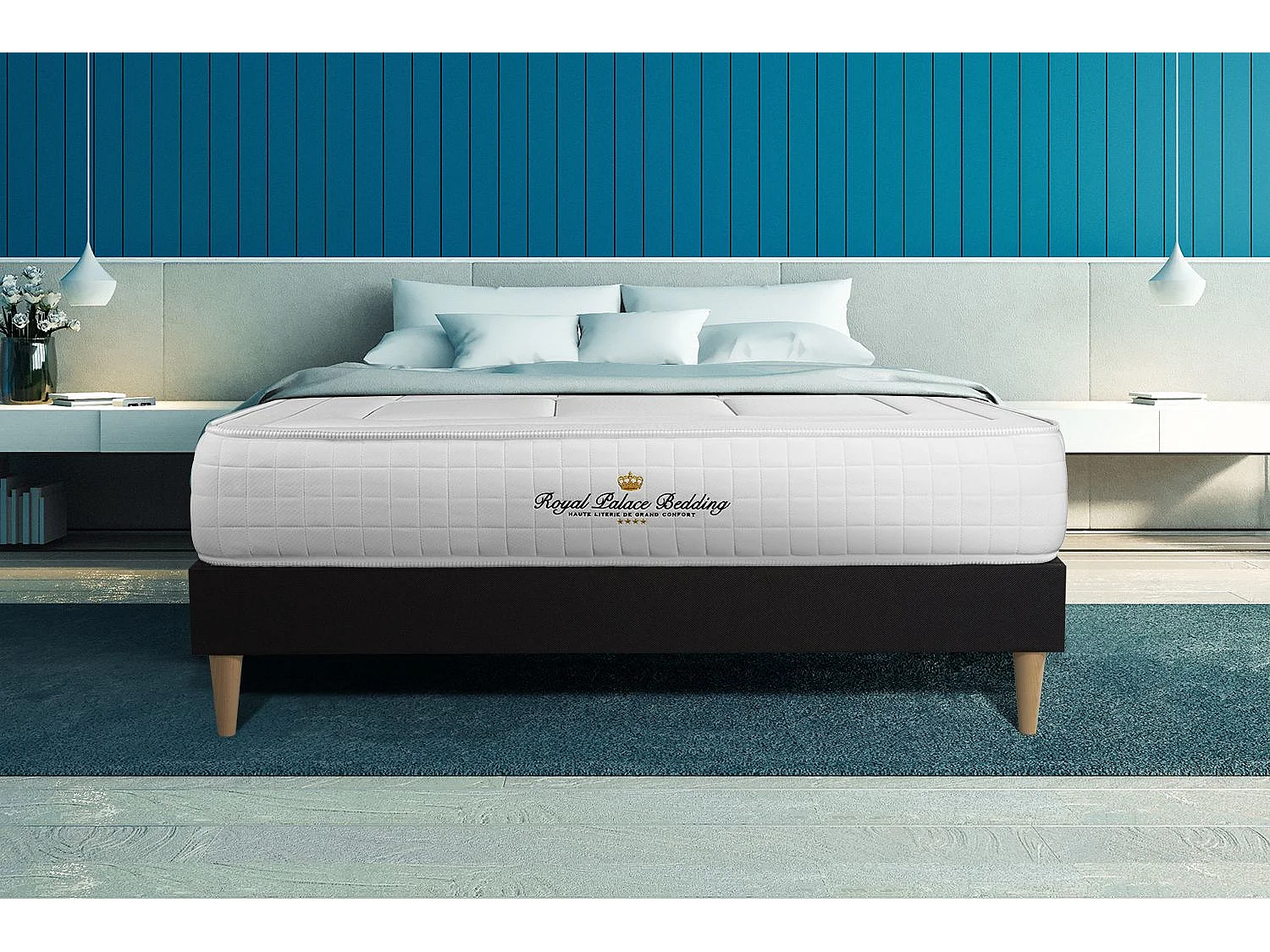 Materac Balmoral 120 x 200 cm + zestaw podstawa lózka 4254924 - obrazek 1