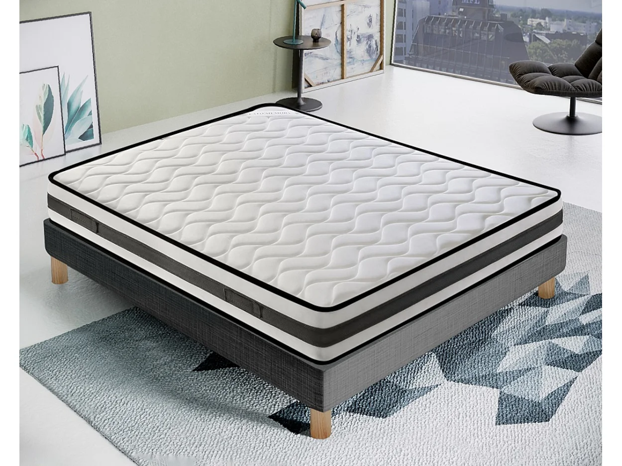Materac piankowy 120x200 Grubość 20 cm Dwustronny Strona letnia/zimowa 4378698 - obrazek 1