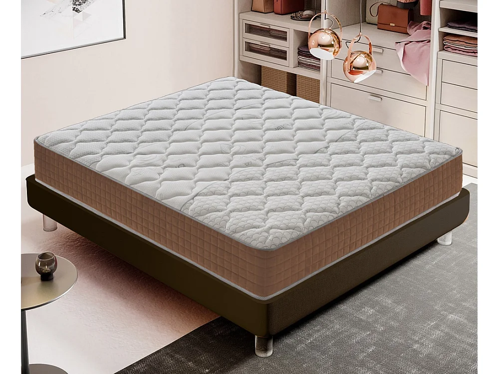 Materac kieszeniowy 180x200 cm - pianka memory - grubość 25 cm 4378715 - obrazek 1