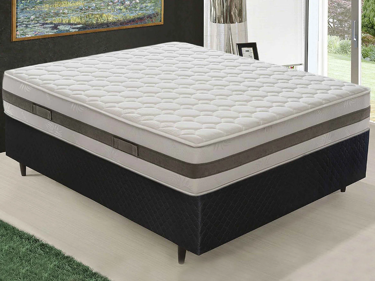 Materac piankowy 140x200 cm Pianka memory Grubość 28 cm Model Macerata 4378944 - obrazek 1