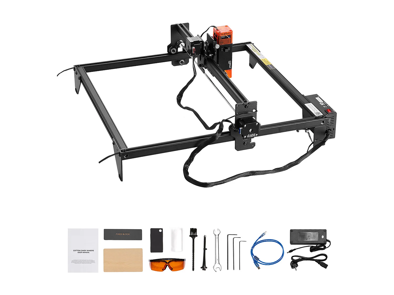 Maszyna do Grawerowania Laserowego Grawer Laserowy SucceBuy 10 W Skoncentrowany Punkt Ochrona Oczu 4382037