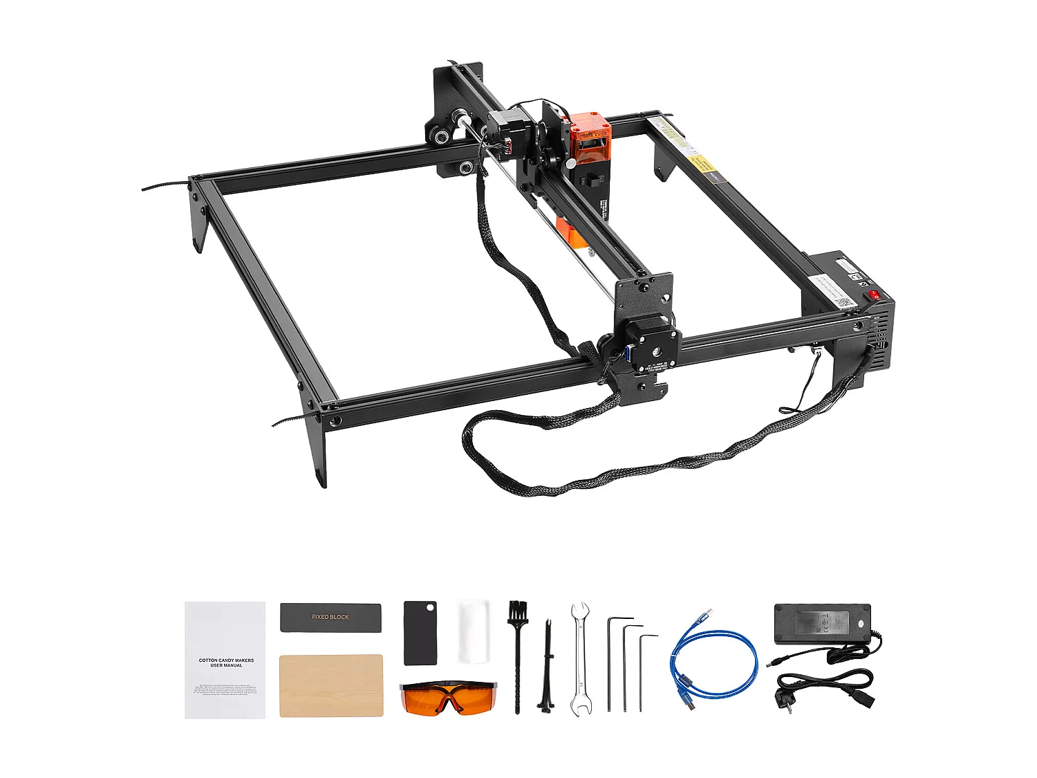 Maszyna do Grawerowania Laserowego Grawer Laserowy SucceBuy 5 W Skoncentrowany Punkt Ochrona Oczu 4382068