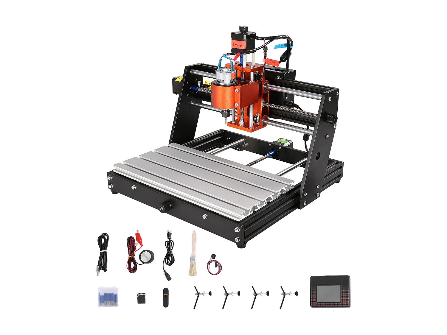 Maszyna Do Grawerowania, SucceBuy Maszyna Routera CNC 3 Osi 120 W, Sterowanie GRBL, Grawerowanie na Drewnie 4382093