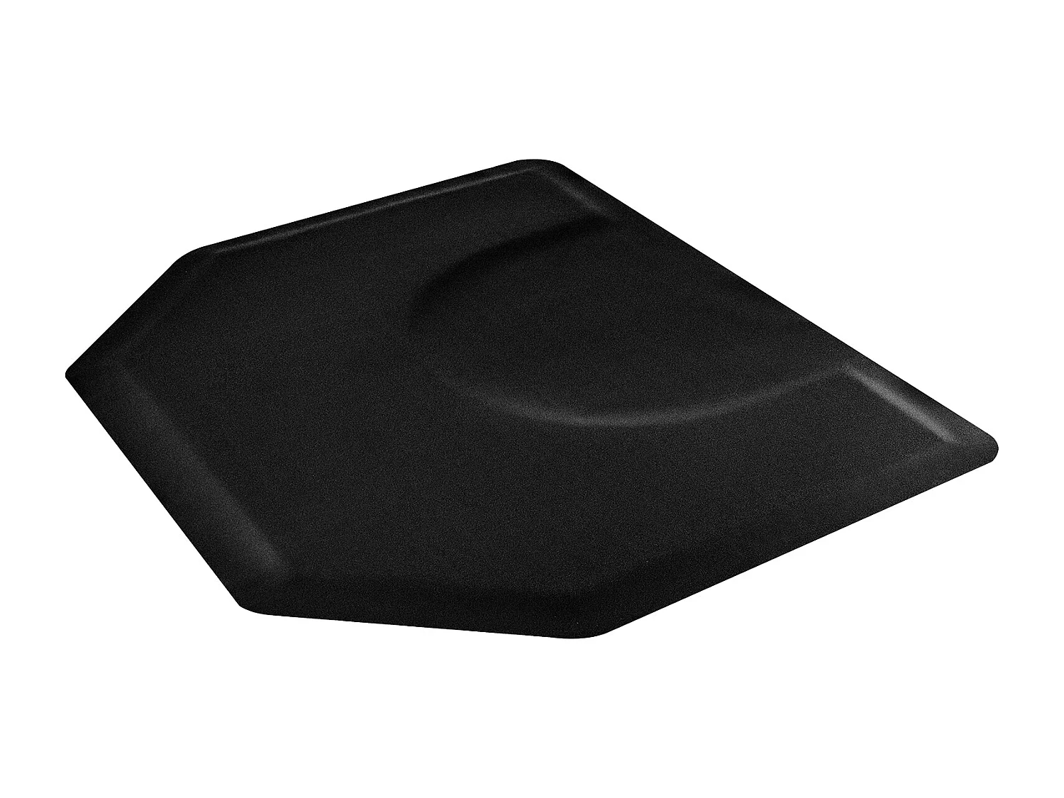 Dywan do Salonu SucceBuy Fryzurystyczny, 122.5x150.5x1.3 cm, Dywan Anty-Zmęczenie z Podłogi dla Bazy Okrągłej Krzesła, Powierzchnia z PVC, Łatwe Czyszczenie 4386490 - obrazek 1