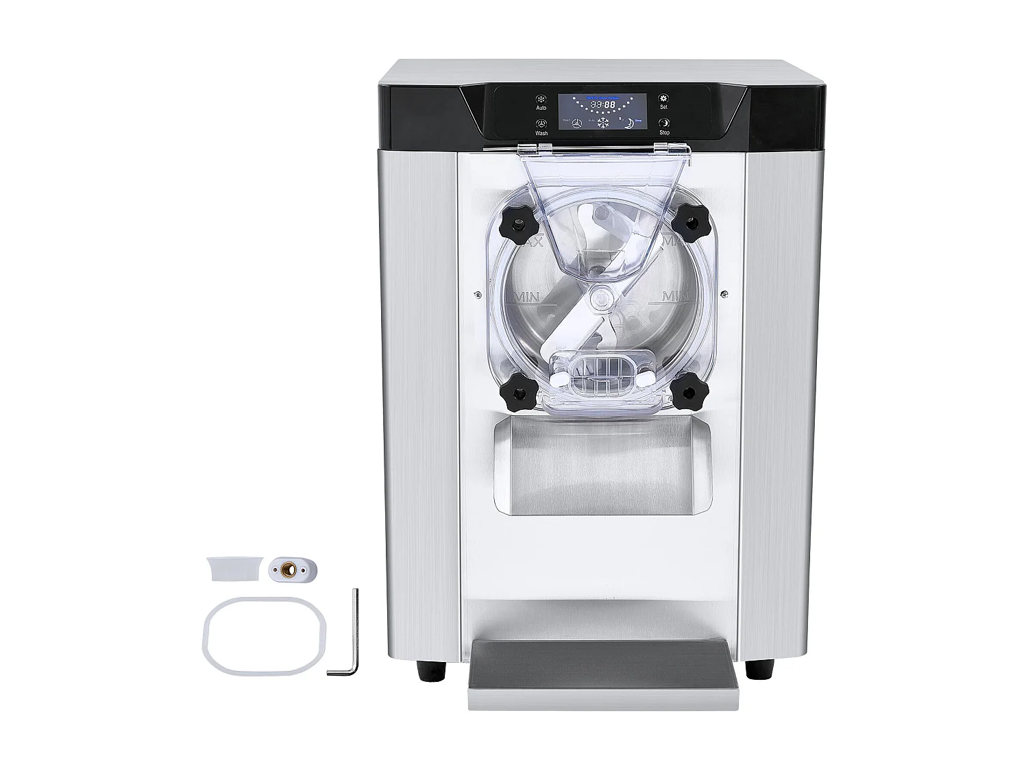 Maszyna do Lodów SucceBuy, 12 L/h, 1295 W, Automatyczne Przewyżanie, Panel LED, do Snack-bars 4170320