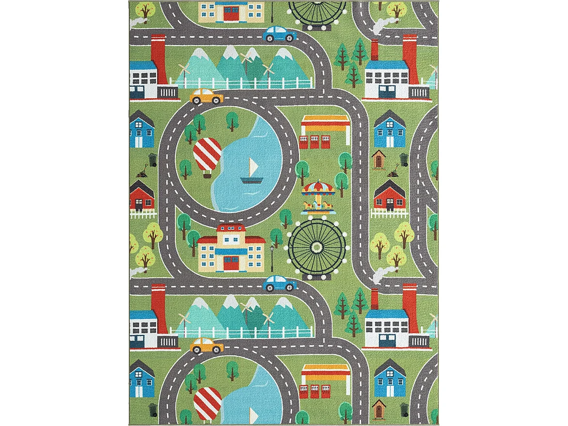 Dywan Happy Life Zabawy - Zielony - 100x200 cm 4404741 - obrazek 1
