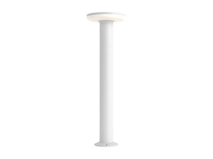 Mac Floor XL Biały 3000K – 12W IP65 60cm wysoki zewnętrzny słupek oświetleniowy LED w aluminium – Downlight – Beneito & Faure 4539039