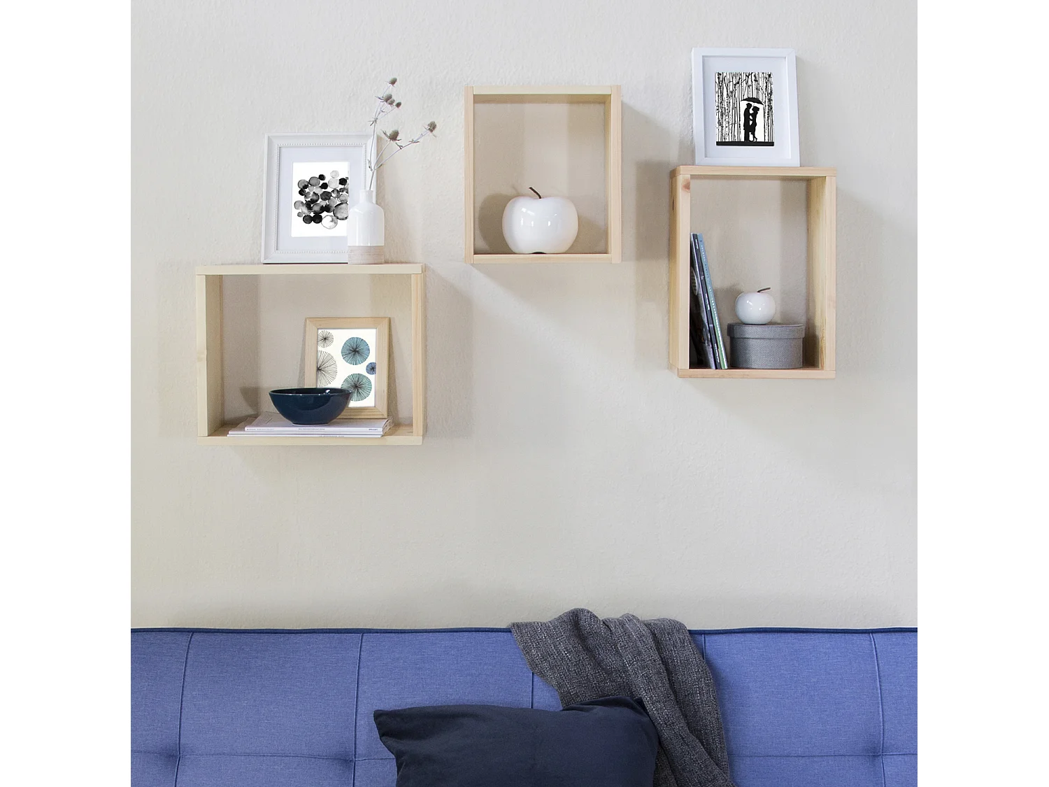 Drewniany stojak 37x43,5x21,5 cm naturalny 4627338 - obrazek 1