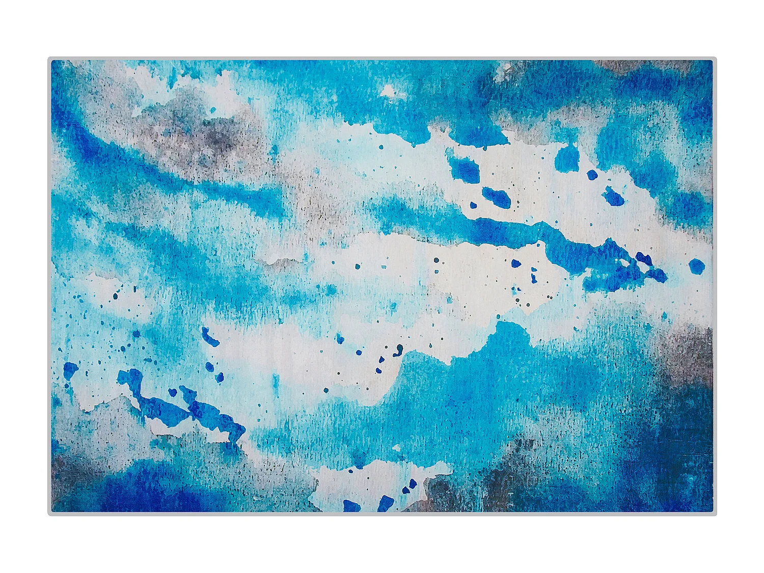 Dywan 140 x 200 cm niebiesko-szary BOZAT 177819