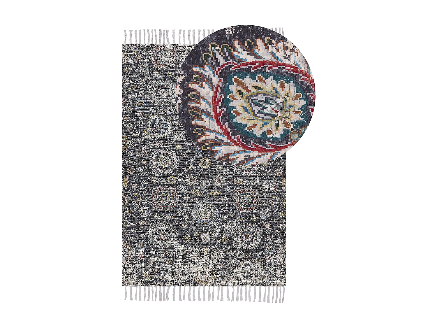 Dywan 150 x 230 cm wielokolorowy ARMUTALAN 179141 - obrazek 1