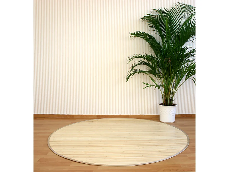 Dywan 90 cm jasny naturalny bambus 4640797 - obrazek 1