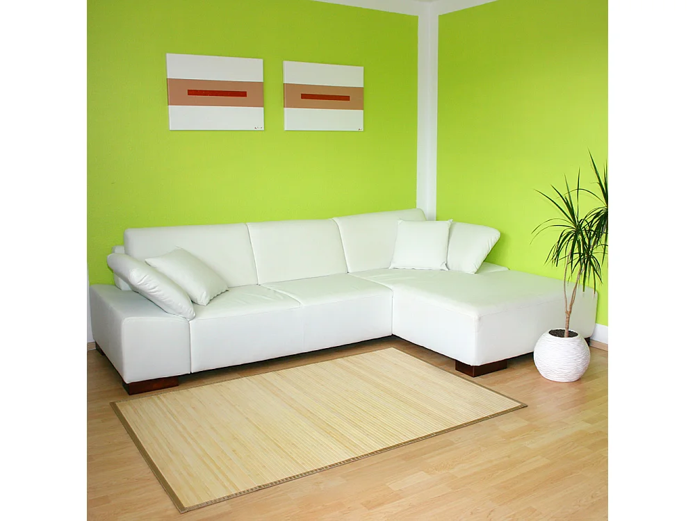 Dywan 60x240 cm jasne bambusowe 4641011 - obrazek 1