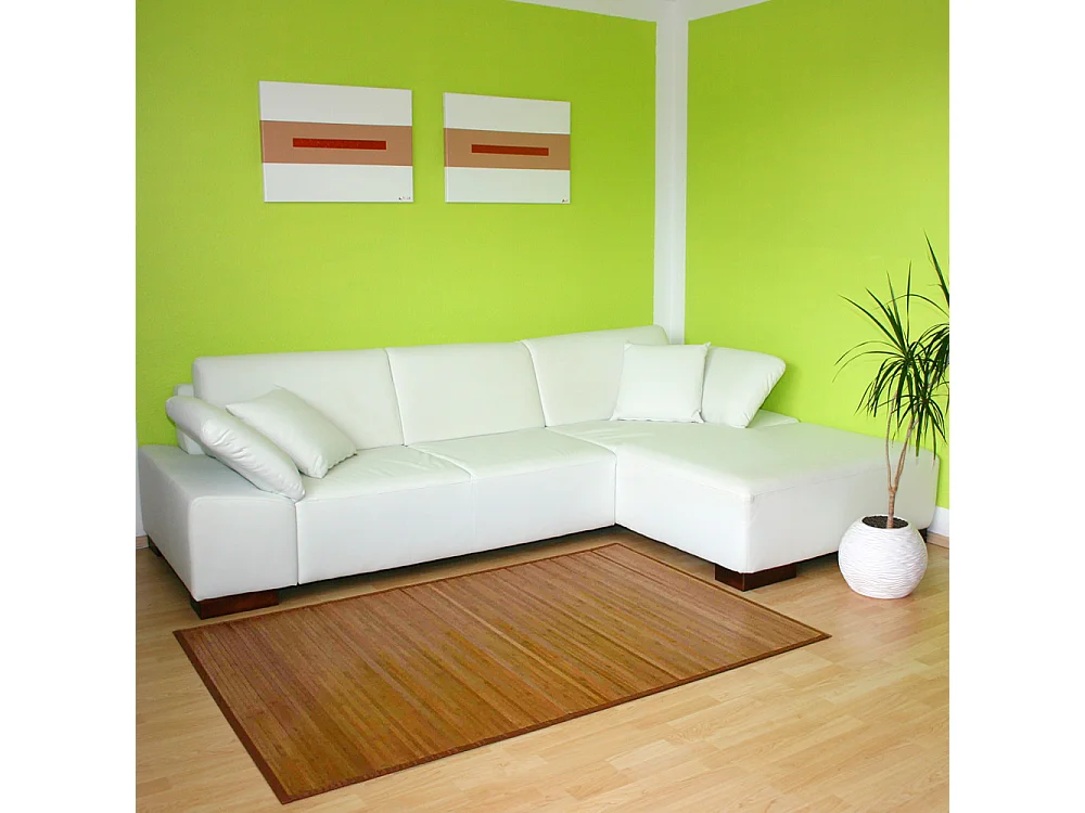 Dywan 80x300 cm brązowy Bambus 4641012 - obrazek 1