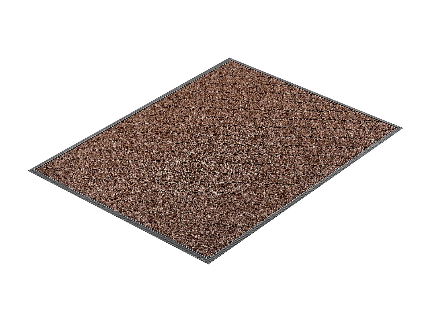 Mata Wejściowa SucceBuy, 119,4 x 89 cm, Wycieraczka Zewnętrzna Wewnętrzna Nowoczesna Elegancka, Antypoślizgowy Spód TPE, Trwała Zmywalna, Łapie Pył, Brązowy 4806406 - obrazek 1
