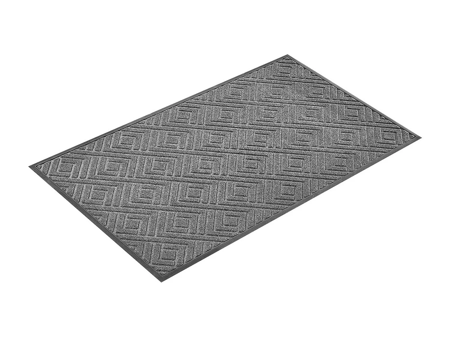Mata Wejściowa SucceBuy, 156x91,4 cm, Wycieraczka Zewnętrzna Wewnętrzna Nowoczesna Elegancka, z Antypoślizgowym Spodem TPE, Trwała Zmywalna, Łapie Pył, Szary 4806411 - obrazek 1