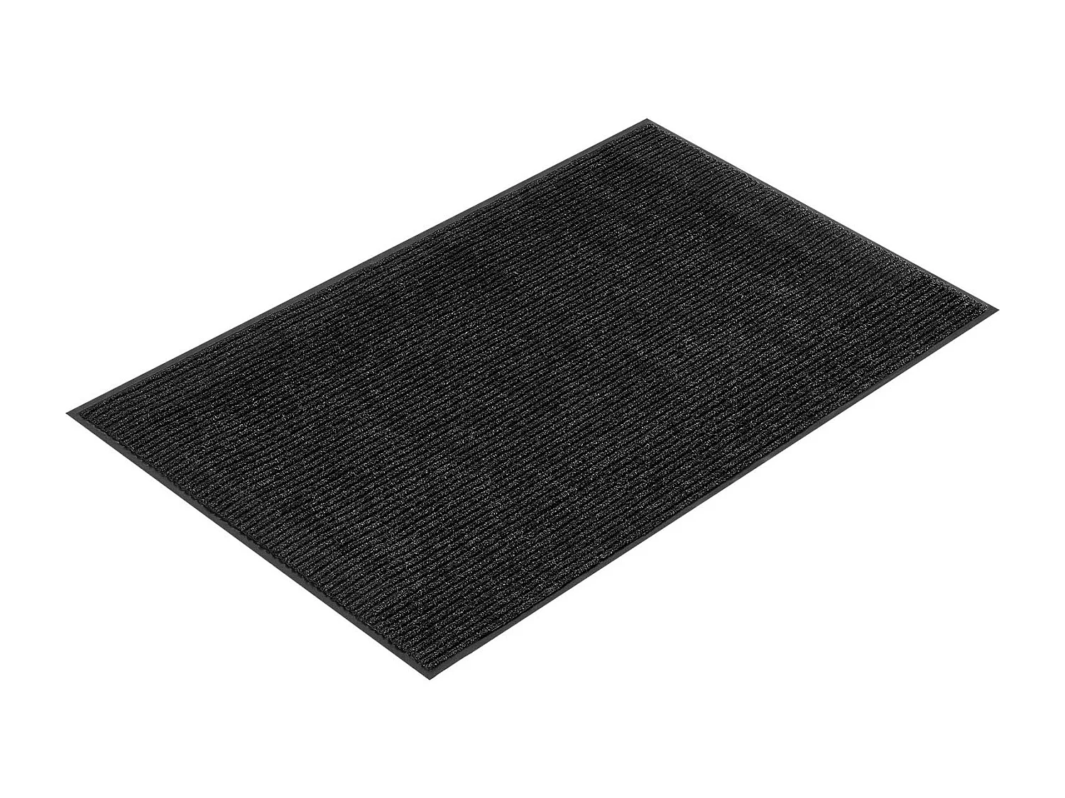 Mata Wejściowa SucceBuy, 183 x 122 cm, Wycieraczka Zewnętrzna Wewnętrzna Elegancka W Paski, z Antypoślizgowym Spodem PVC, Trwała Zmywalna, Łapie Pył, Szary 4806428 - obrazek 1