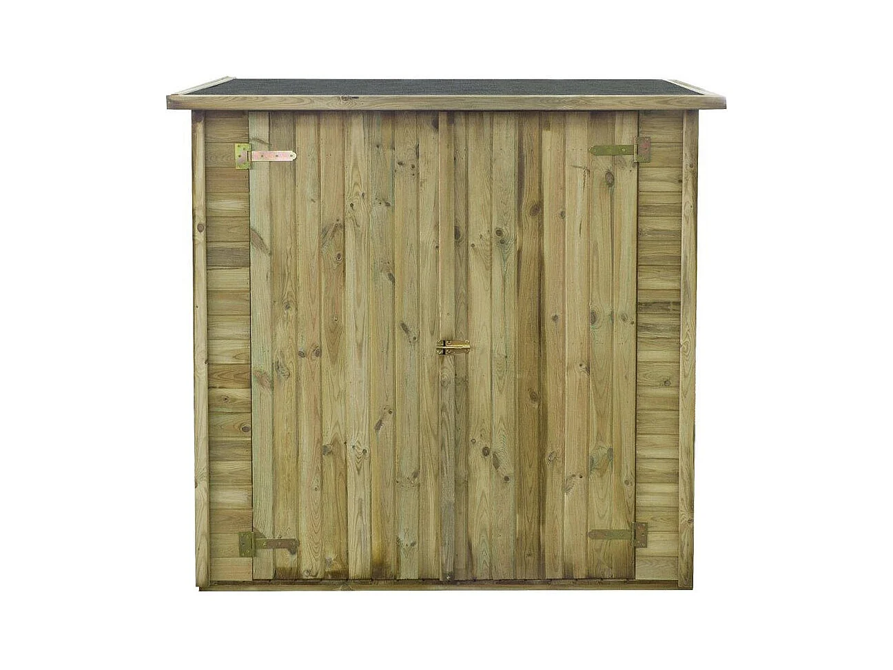 Drewniana szopa ogrodowa przylegająca "Lipki" - 1.79 x 0.90 x 1.76/1.86 m - 1.62 m² - 12 mm - Z podłogą 577811 - obrazek 1