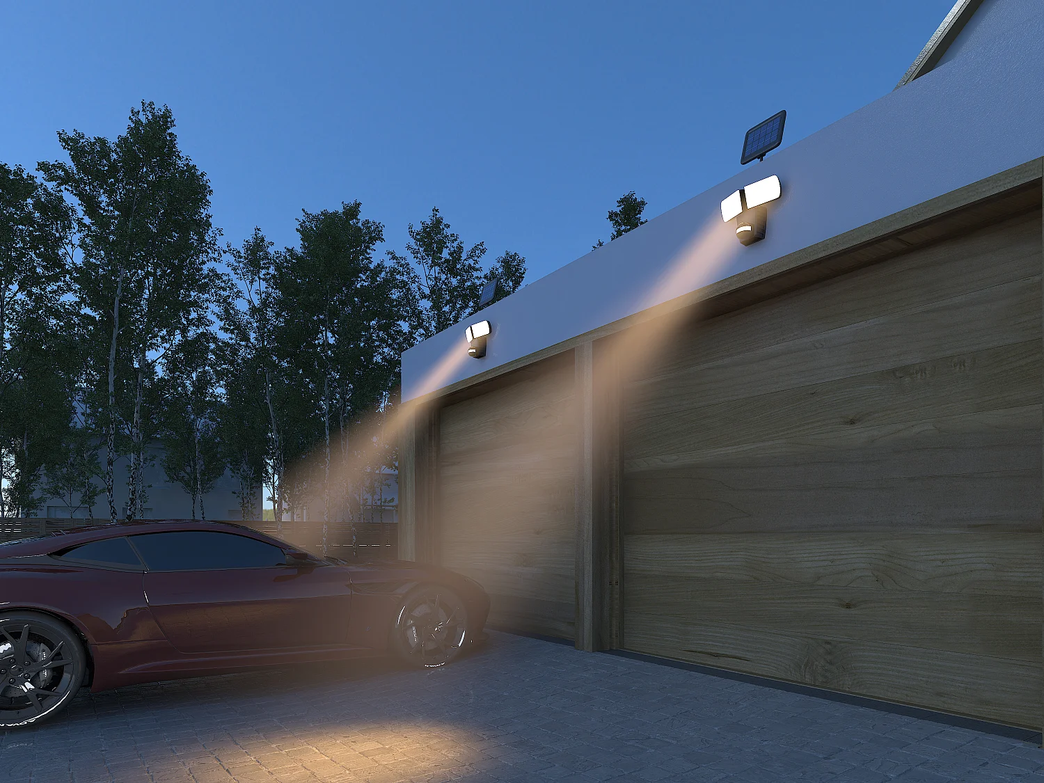Solarny projektor z czujnikiem ruchu – LYRA 4599824