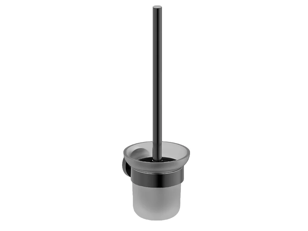 Luisa szczotka toaletowa z uchwytem czarny – Essebagno 1723705
