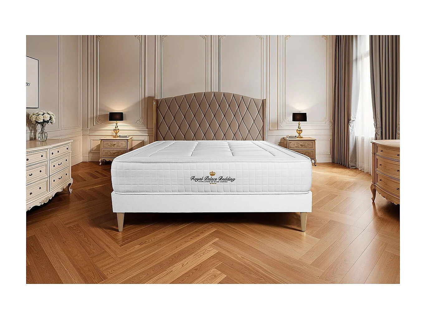 Materac Balmoral 140x200cm, Grubosc : 24 cm, Pianka z pamiecia ksztaltu, Wysoki, 3 strefy komfortu 167349 - obrazek 1