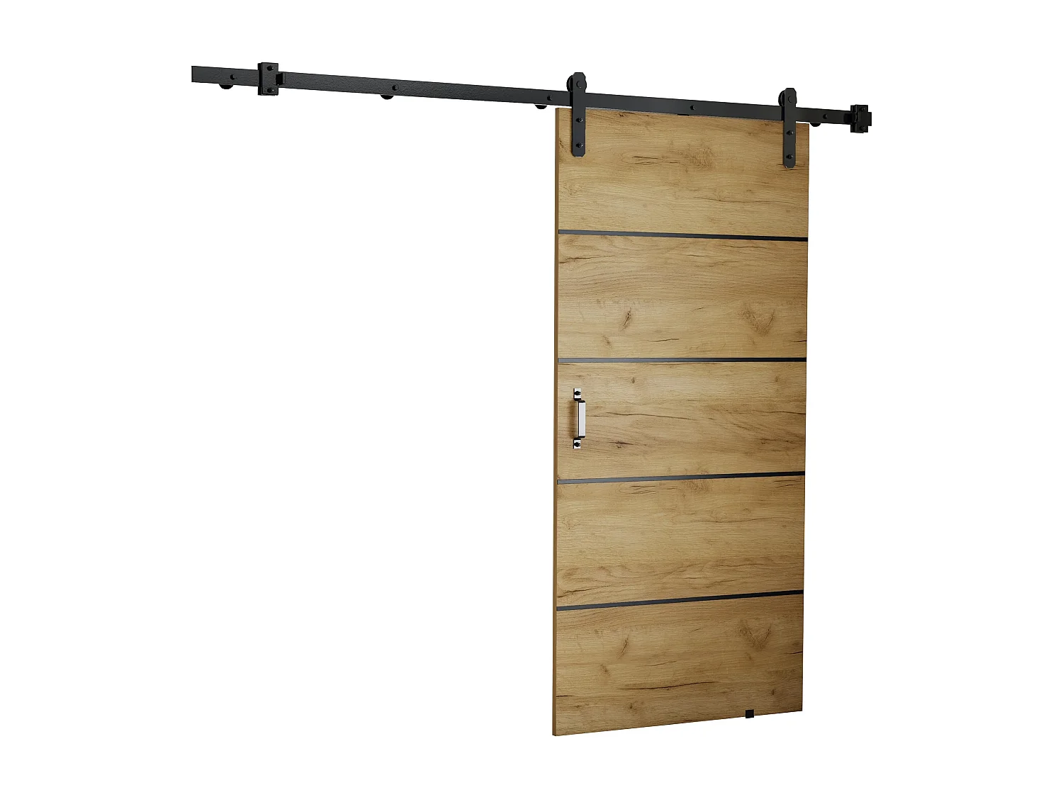 Drzwi przesuwne LOFT LORNI 70 dąb craft złoty 4879938 - obrazek 1