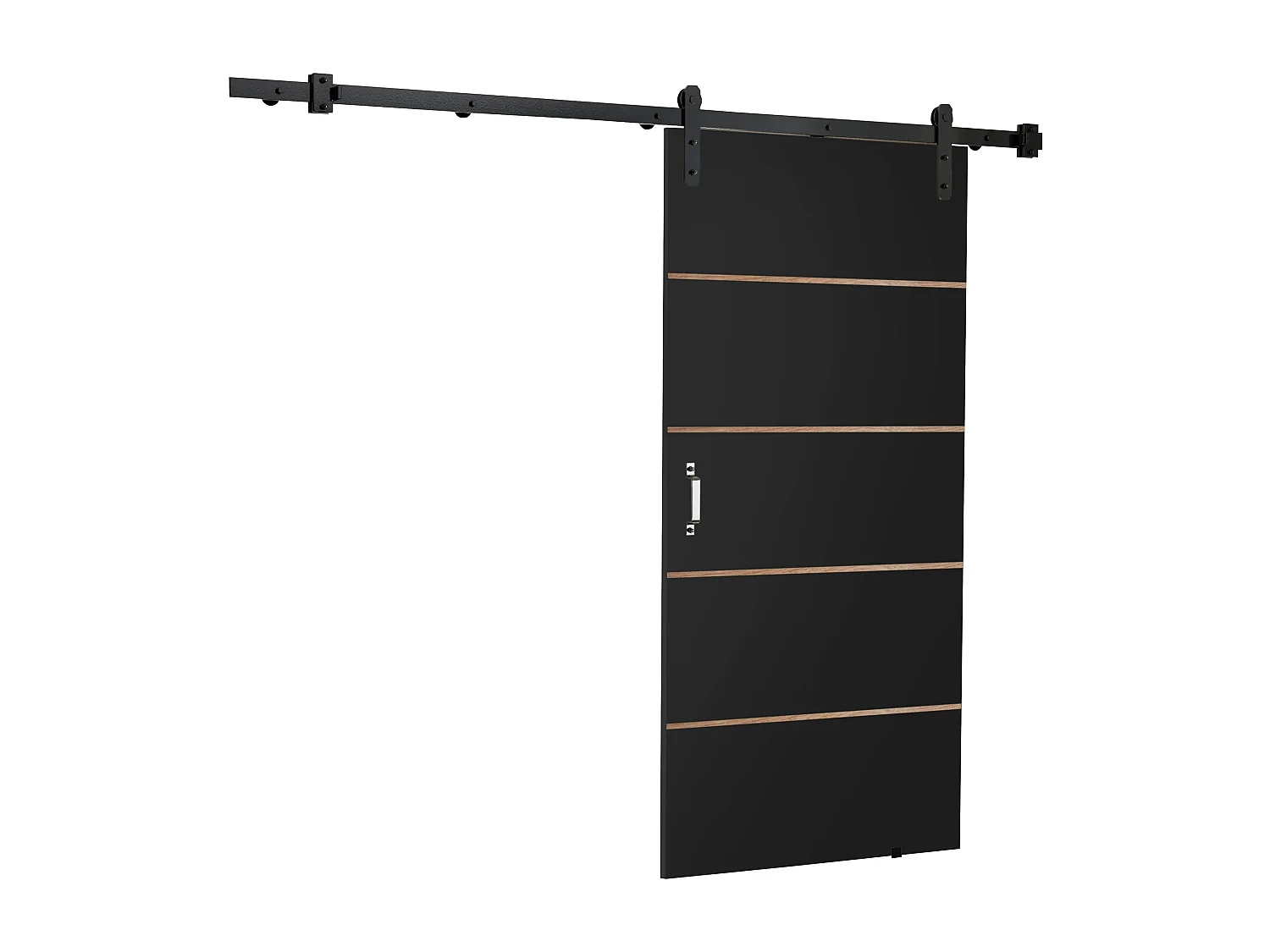 Drzwi przesuwne LOFT LORNI 60 czarne 4879965 - obrazek 1