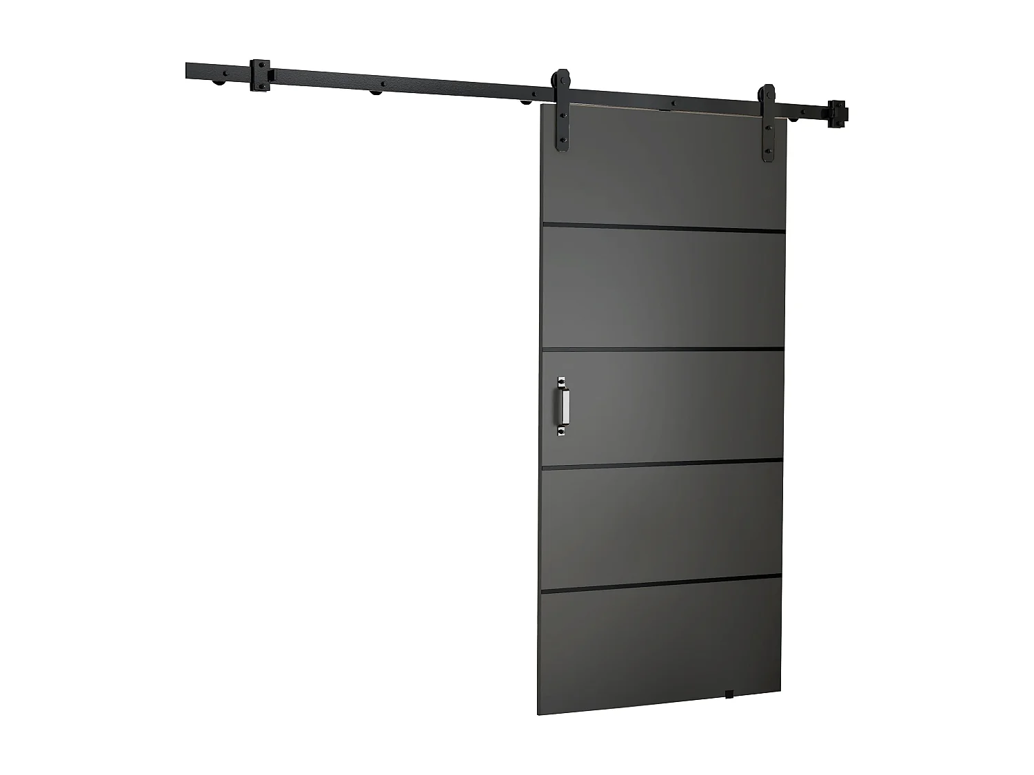 Drzwi przesuwne LOFT LORNI 90 grafitowe 4879999 - obrazek 1