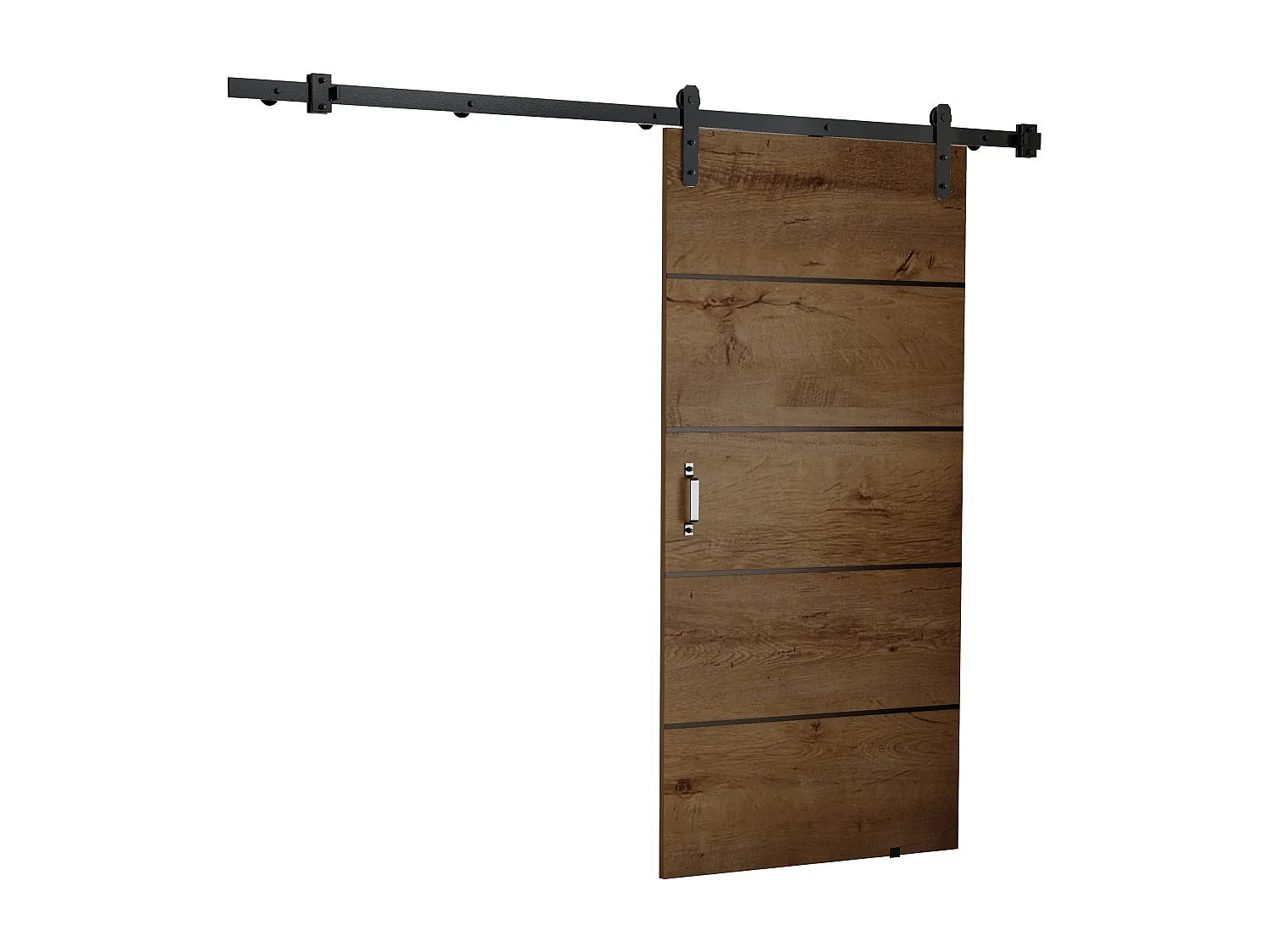 Drzwi przesuwne LOFT LORNI 80 jesion ciemny 4880136 - obrazek 1