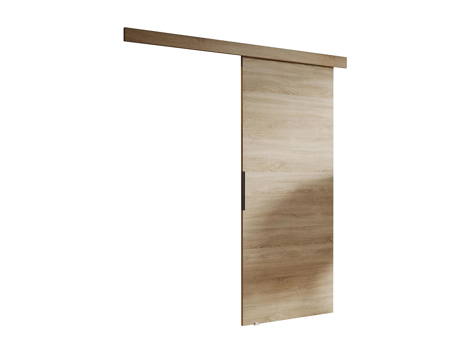 Drzwi przesuwne z maskownicą MALIBU 90 dąb sonoma 4880339 - obrazek 1