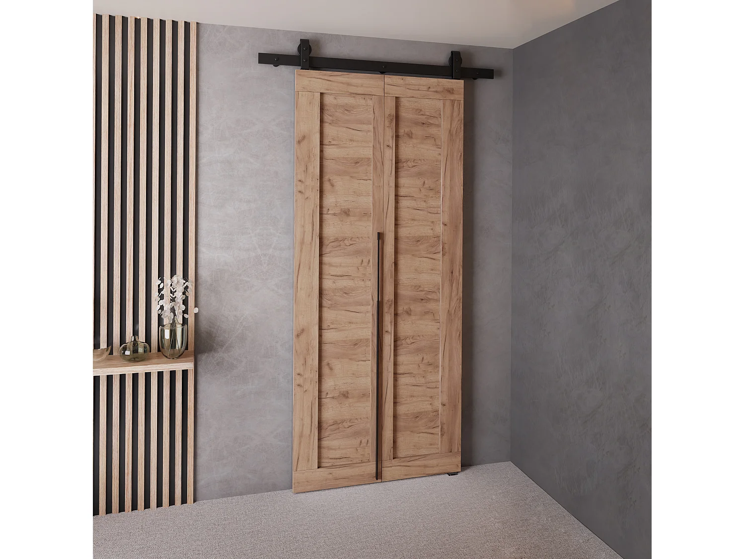 Drzwi Przesuwne QUDIO M1 Dąb Craft Złoty 70 4896190 - obrazek 1