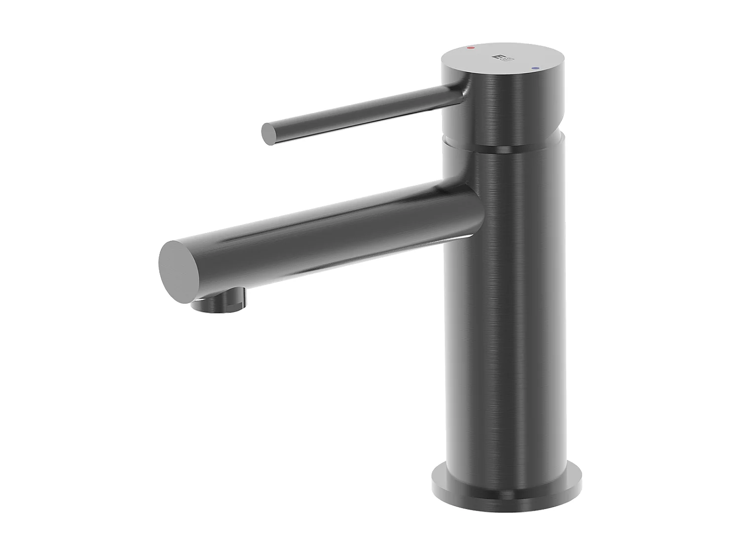 Luisa bateria miedziana umywalkowa niska metaliczny szary – Essebagno 1385441