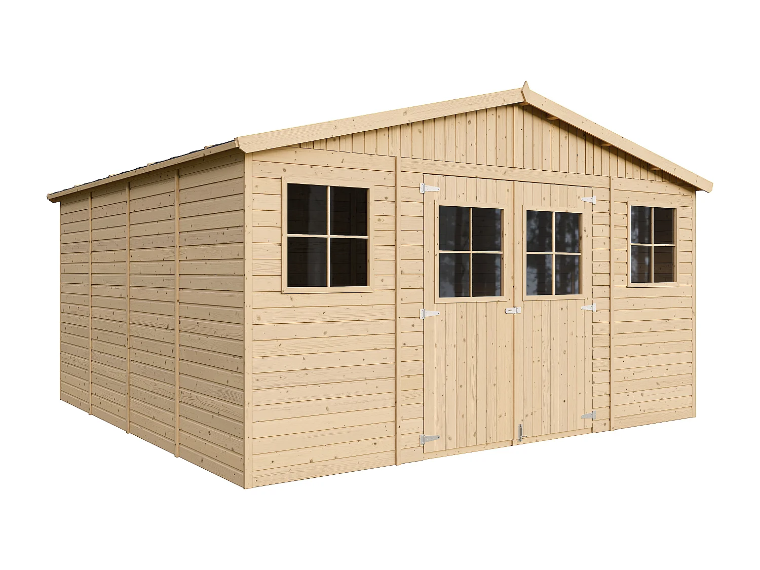 Drewniany domek ogrodowy - 246 x 420 x 418 cm – 16 m2 - M330 2959759 - obrazek 1