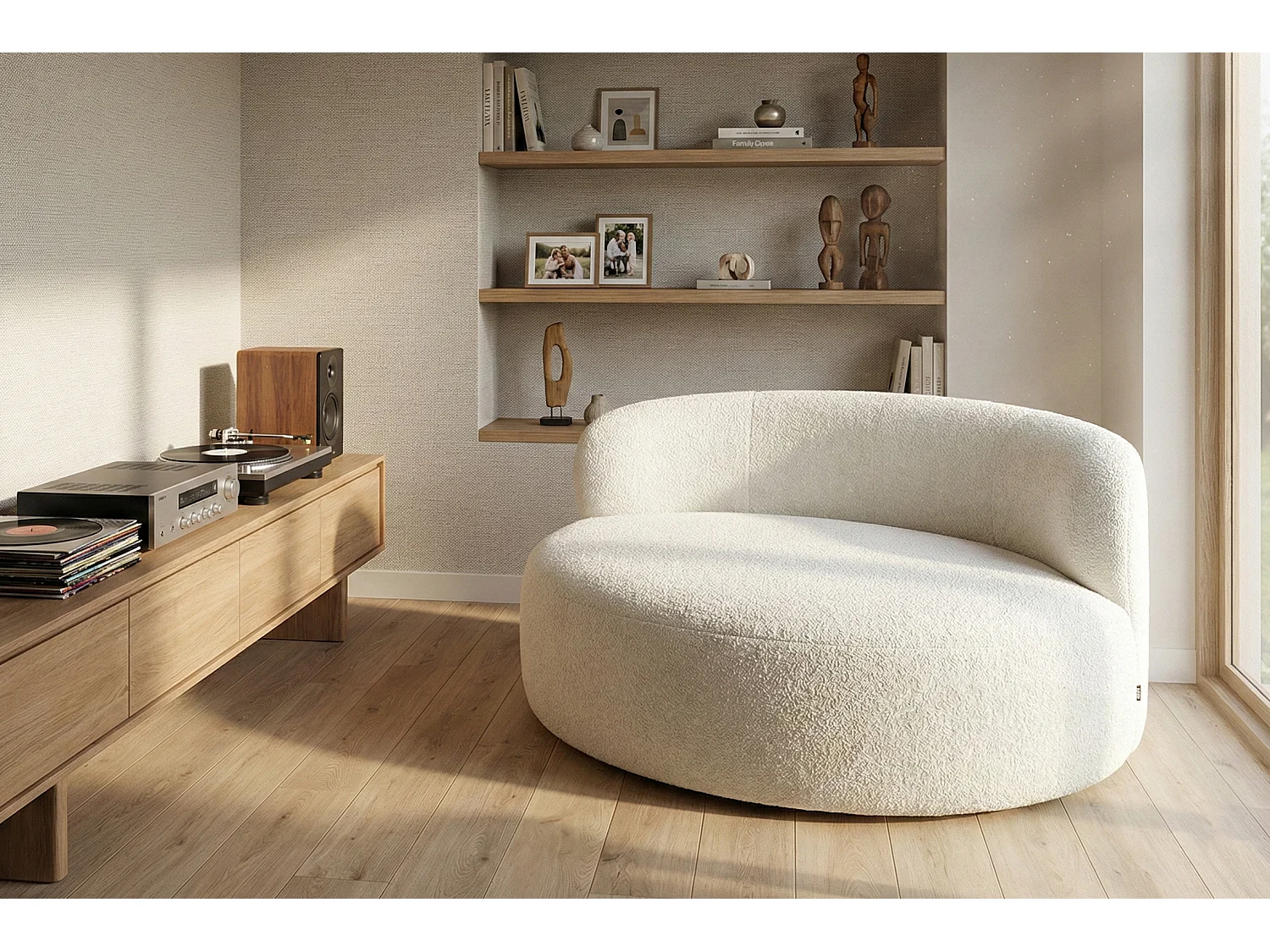 Cloud Sofa Luna – nowoczesna dwuosobowa sofa premium, ultra miękki komfort design 4876796