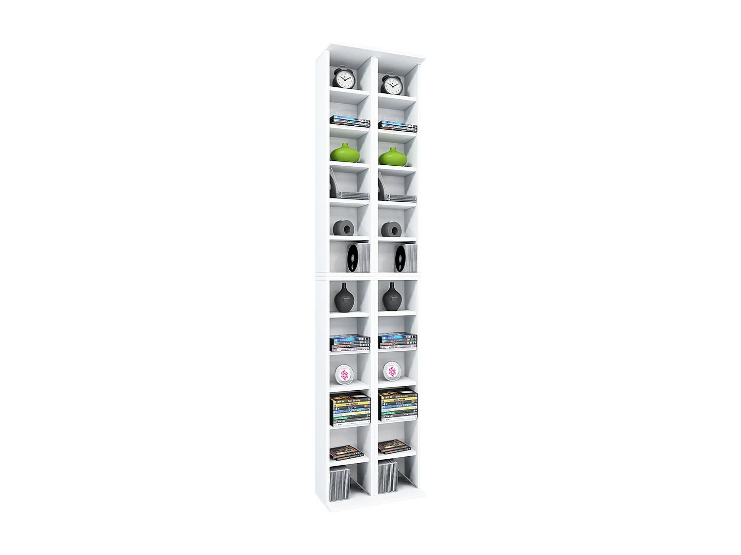 Drewno CD DVD Stand Shelf Cabinet Almera 1607725 - obrazek 1