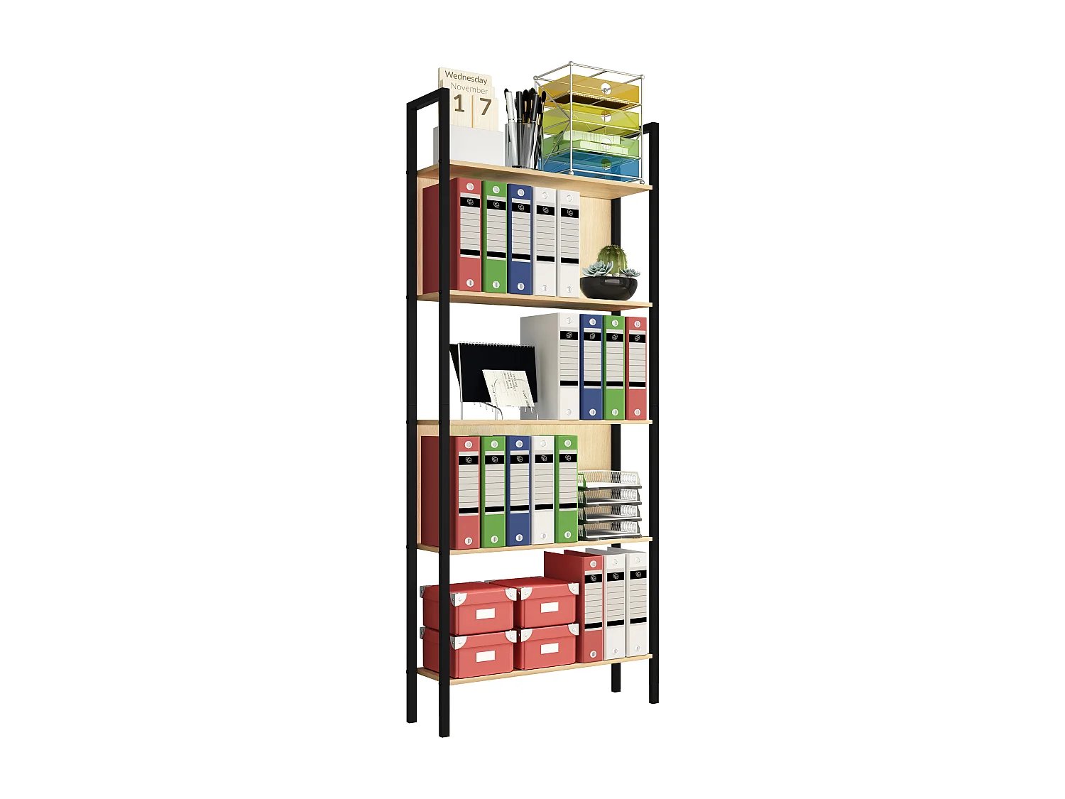 Metal Stand Shelf Books Flakos 5x - opinie, recenzje użytkowników, ekspertów, porównanie cen. - alaTest.pl 2203617 - obrazek 1